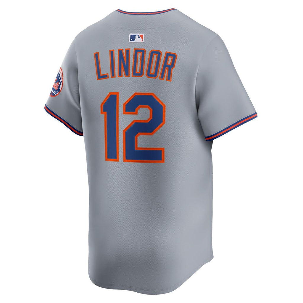 Francisco Lindor New York Mets Nike Alternate Limited Jersey - Black Official MLB Team Apparel Baseball Fan Gear