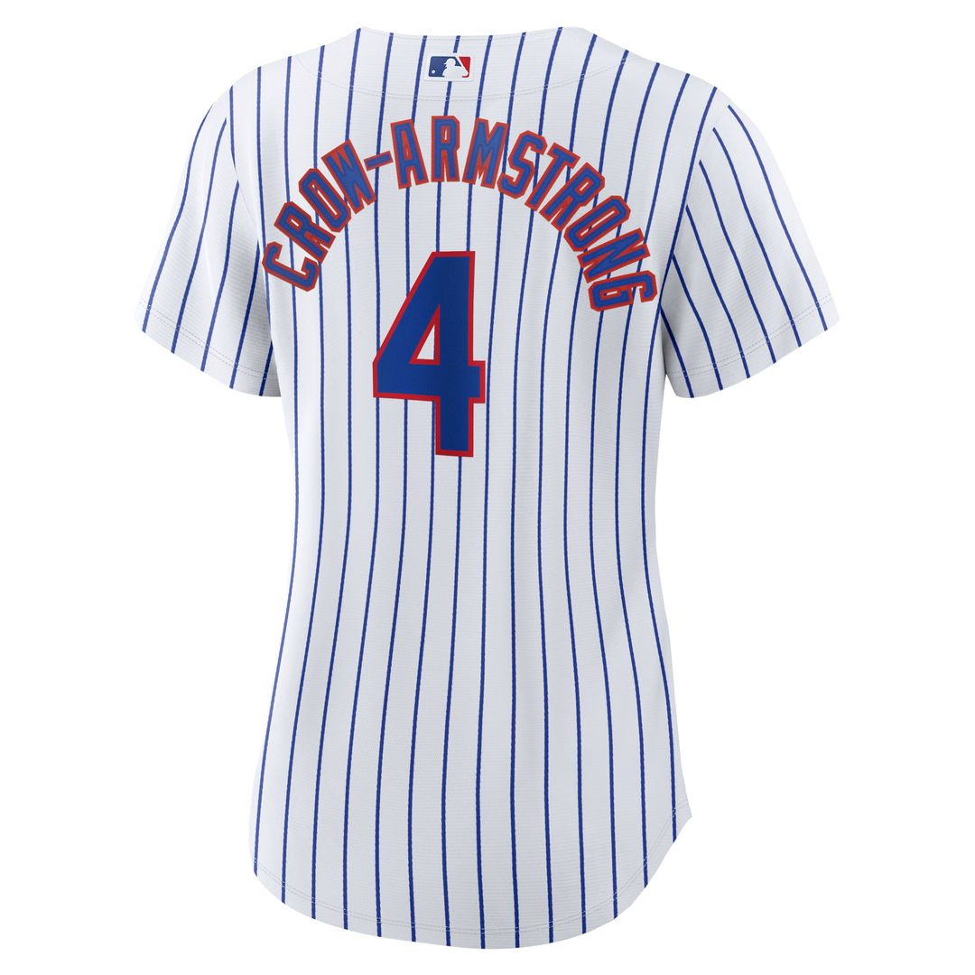 Pete Crow-Armstrong Chicago Cubs Nike Women's Home Replica Jersey - White Official MLB Team Apparel Baseball Fan Gear