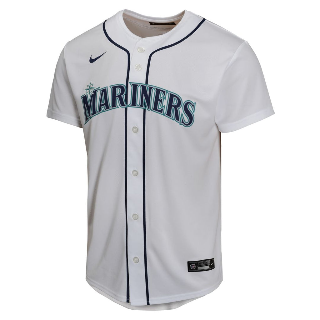 Julio Rodríguez Seattle Mariners Nike Youth Home Game Player Jersey - White Official MLB Team Apparel Baseball Fan Gear