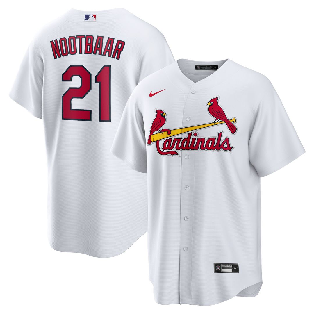 Lars Nootbaar St. Louis Cardinals Nike Alternate Replica Jersey - Light Blue Official MLB Team Apparel Baseball Fan Gear