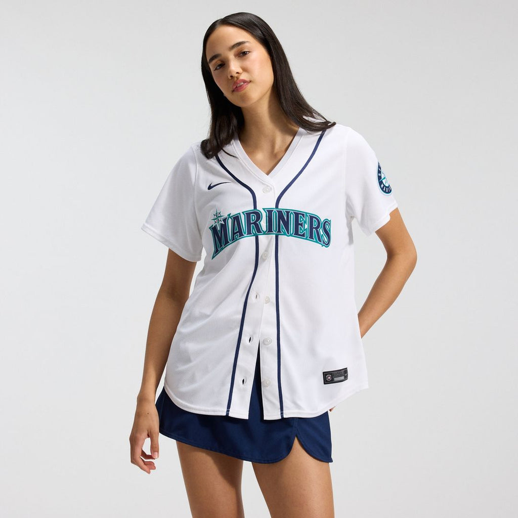 Cal Raleigh Seattle Mariners Nike Women's Home Limited Player Jersey - White Official MLB Team Apparel Baseball Fan Gear