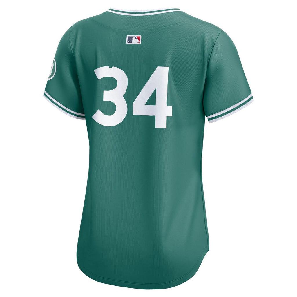 David Ortiz Boston Red Sox Nike Women's 2025 City Connect Limited Retired Player Jersey - Green Official MLB Team Apparel Baseball Fan Gear