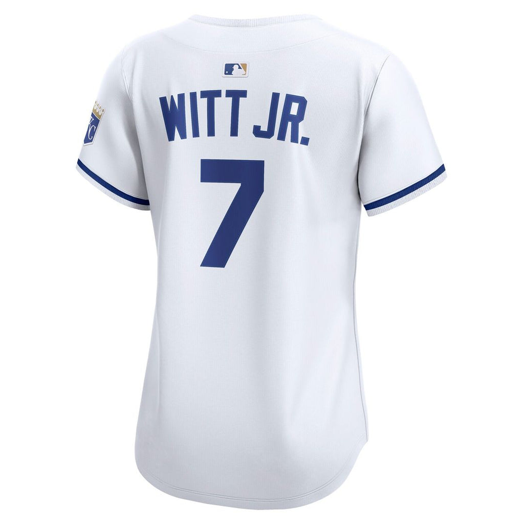 Bobby Witt Jr. Kansas City Royals Nike Women's Home Limited Player Jersey - White Official MLB Team Apparel Baseball Fan Gear