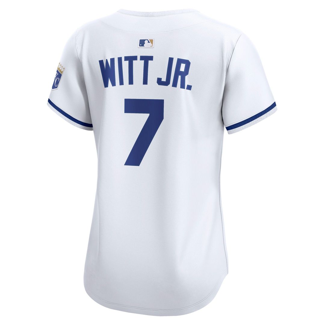 Bobby Witt Jr. Kansas City Royals Nike Women's Home Limited Player Jersey - White Official MLB Team Apparel Baseball Fan Gear