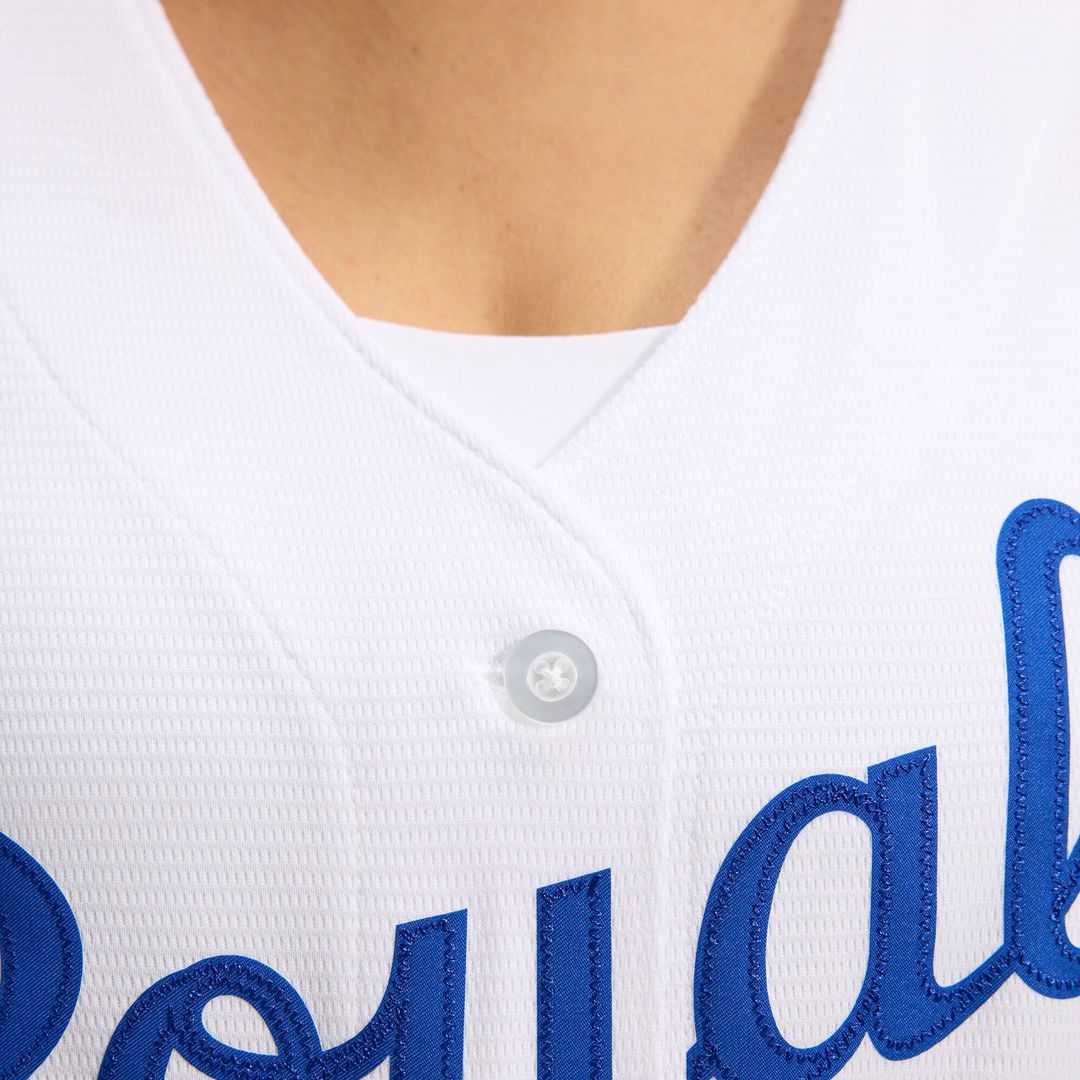 Kansas City Royals Nike Women's Home Replica Team Jersey - White Official MLB Team Apparel Baseball Fan Gear