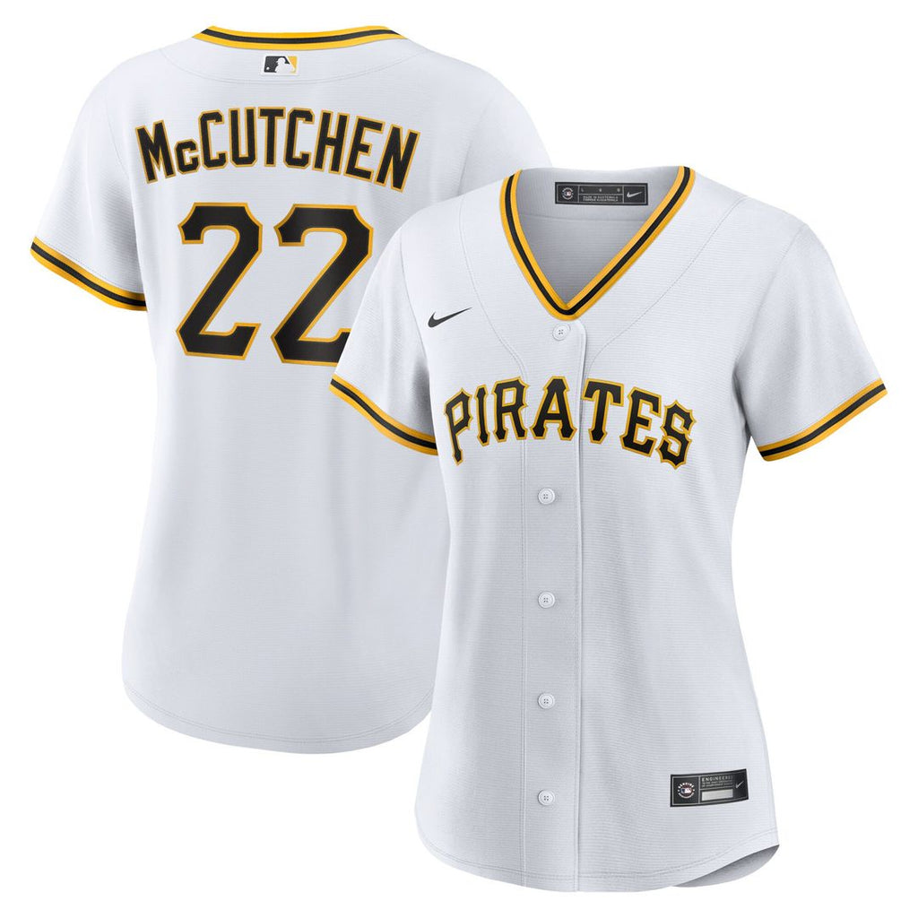 Andrew McCutchen Pittsburgh Pirates Nike Women's Home Replica Player Jersey - White Official MLB Team Apparel Baseball Fan Gear