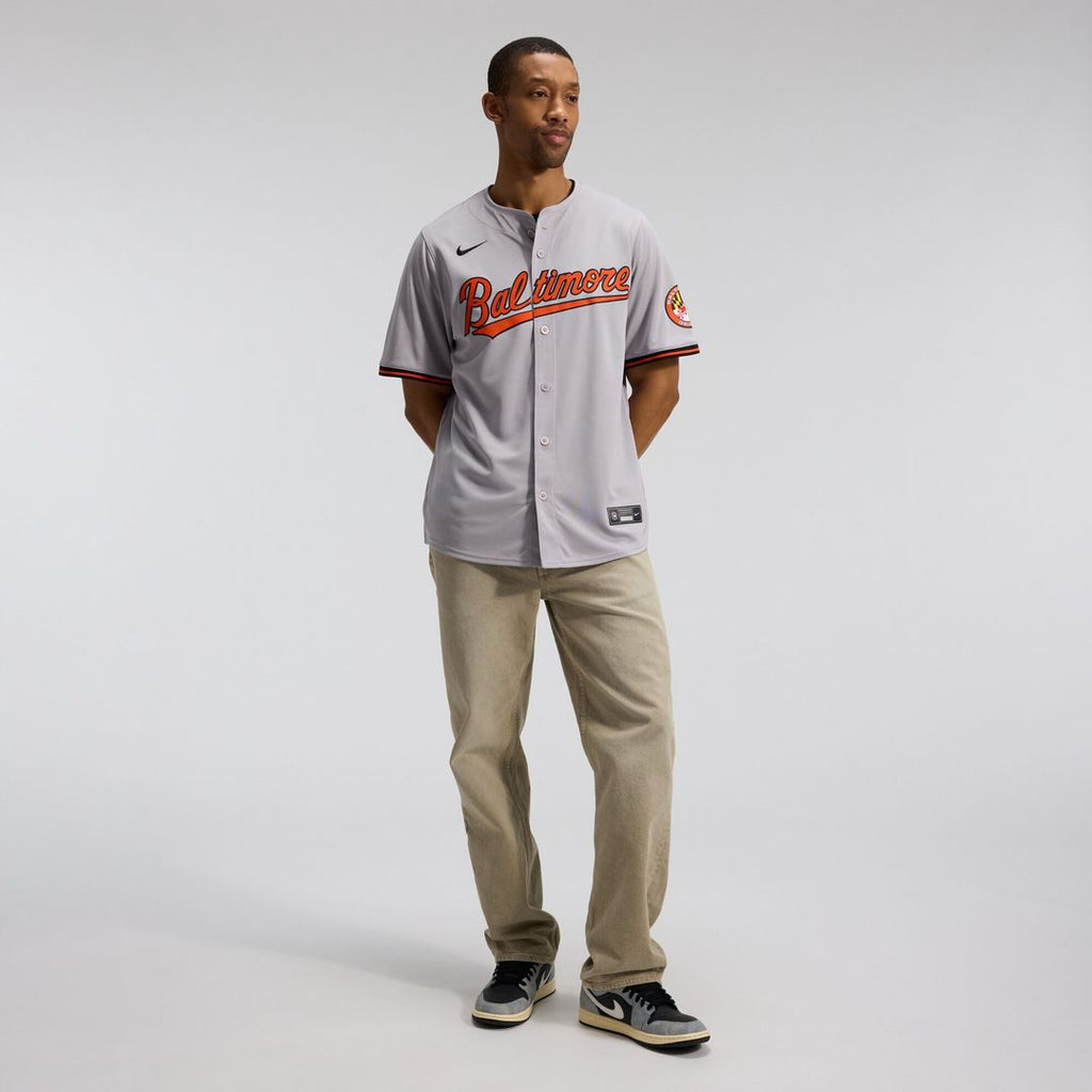 Baltimore Orioles Nike Road Limited Jersey - Gray Official MLB Team Apparel Baseball Fan Gear