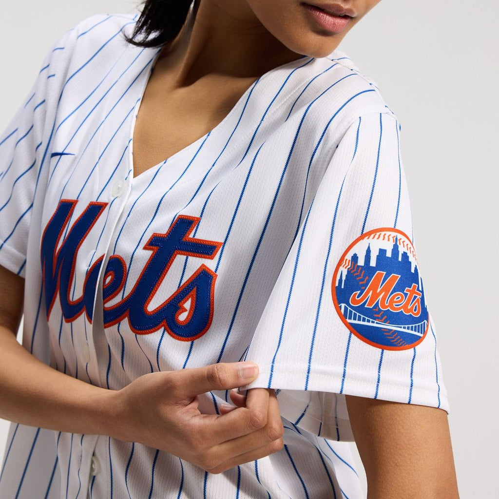 New York Mets Nike Women's Home Limited Jersey - White Official MLB Team Apparel Baseball Fan Gear