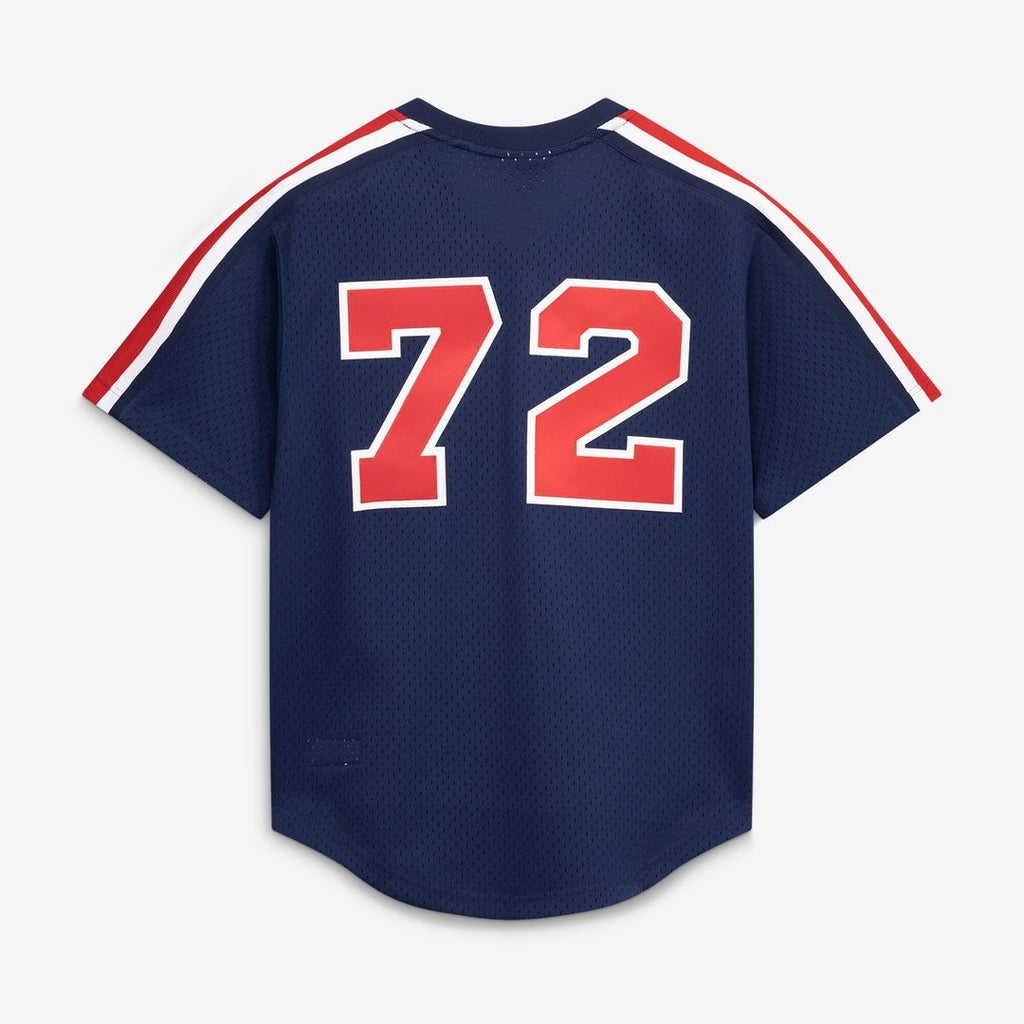 Carlton Fisk Chicago White Sox Mitchell & Ness Authentic Batting Practice Jersey - White Official MLB Team Apparel Baseball Fan Gear