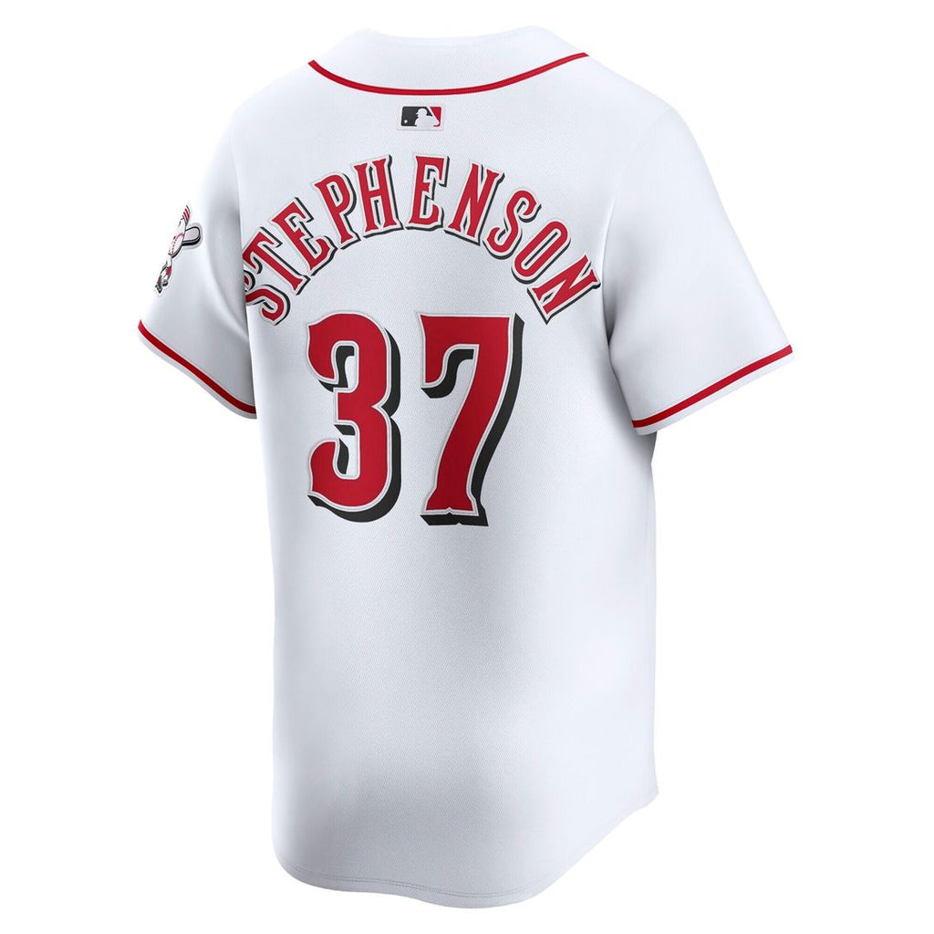 Tyler Stephenson Cincinnati Reds Nike Home Limited Player Jersey - White Official MLB Team Apparel Baseball Fan Gear
