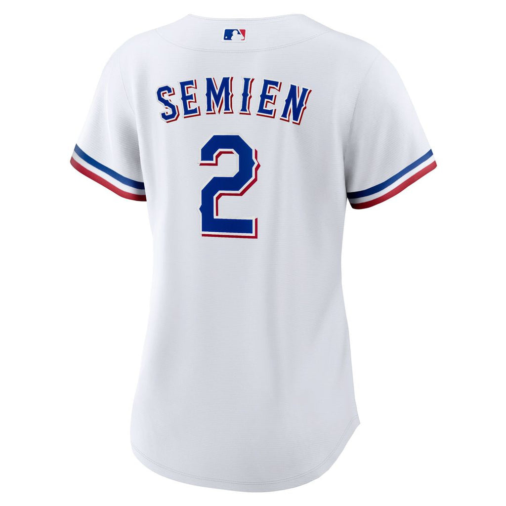 Marcus Semien Texas Rangers Nike Women's Home Replica Player Jersey - White Official MLB Team Apparel Baseball Fan Gear