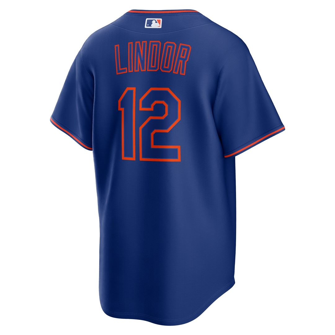 Francisco Lindor New York Mets Nike Alternate Replica Jersey - Royal Official MLB Team Apparel Baseball Fan Gear