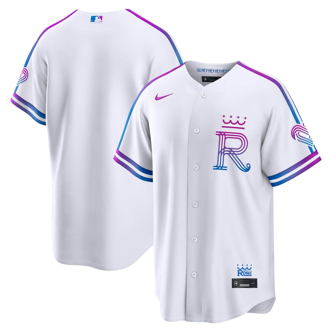 Kansas City Royals Nike 2026 City Connect Stadium Jersey - White Official MLB Team Apparel Baseball Fan Gear