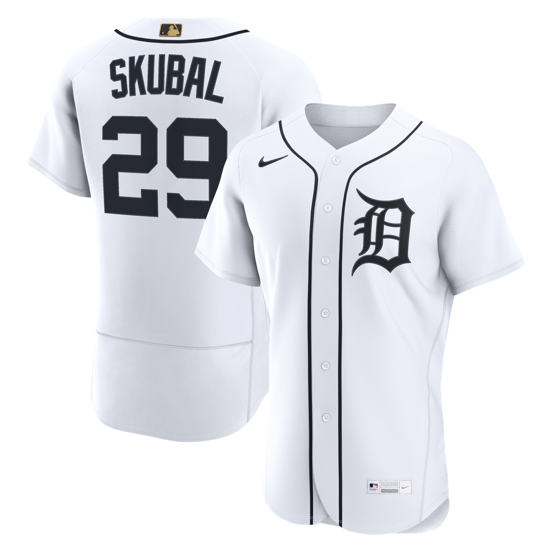 Tarik Skubal Detroit Tigers Nike MLB Awards Authentic Jersey - White Official MLB Team Apparel Baseball Fan Gear