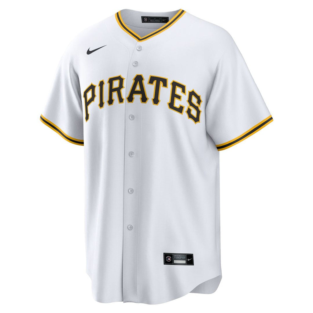 Oneil Cruz Pittsburgh Pirates Nike Home Replica Jersey - White Official MLB Team Apparel Baseball Fan Gear