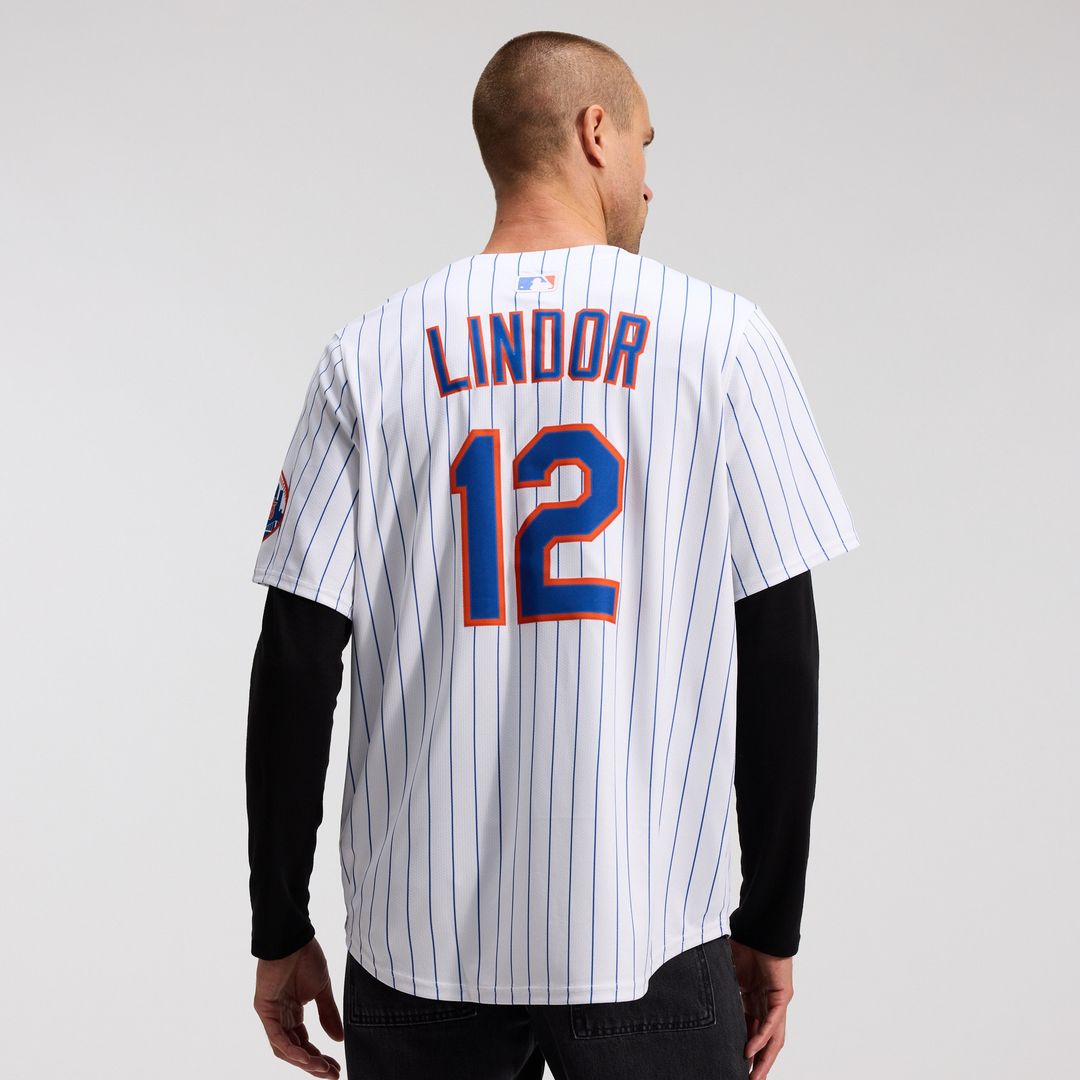Francisco Lindor New York Mets Nike Alternate Limited Jersey - Black Official MLB Team Apparel Baseball Fan Gear