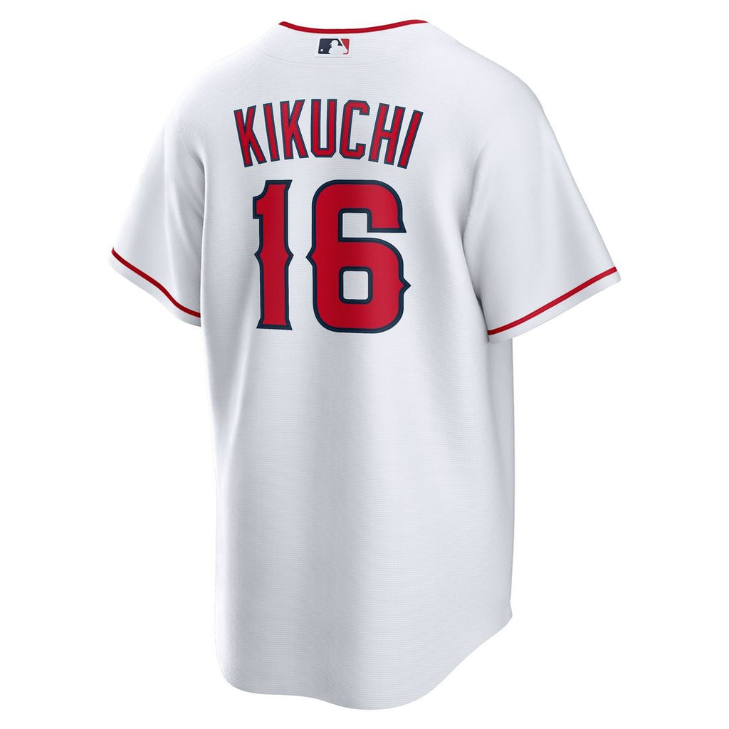 Yusei Kikuchi Los Angeles Angels Nike Home Replica Jersey - White Official MLB Team Apparel Baseball Fan Gear