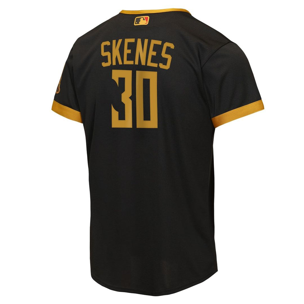 Paul Skenes Pittsburgh Pirates Nike Youth 2026 City Connect Stadium Jersey - Black Official MLB Team Apparel Baseball Fan Gear