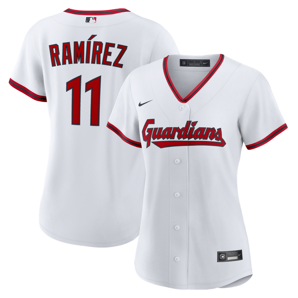 José Ramírez Cleveland Guardians Nike Women's Home Replica Jersey - White Official MLB Team Apparel Baseball Fan Gear