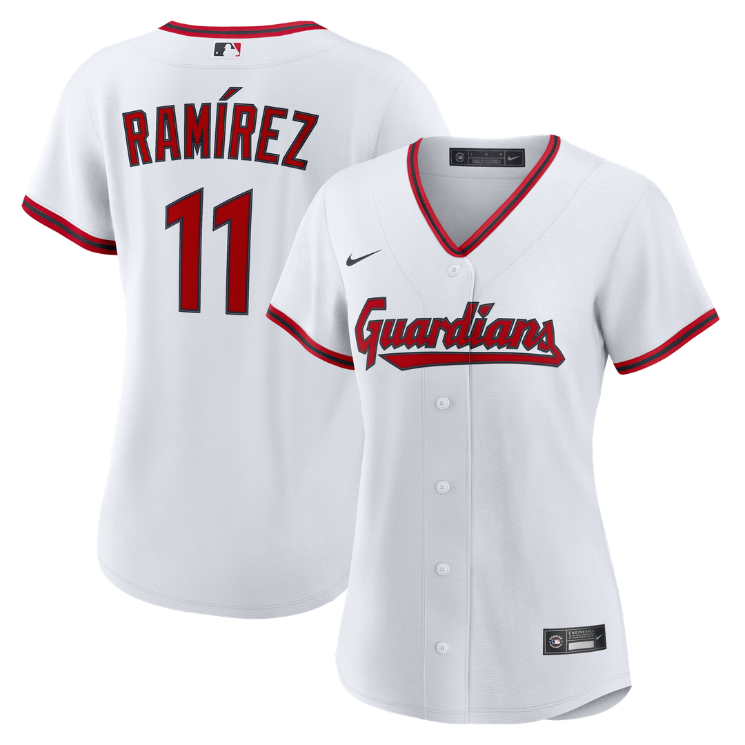 José Ramírez Cleveland Guardians Nike Women's Home Replica Jersey - White Official MLB Team Apparel Baseball Fan Gear