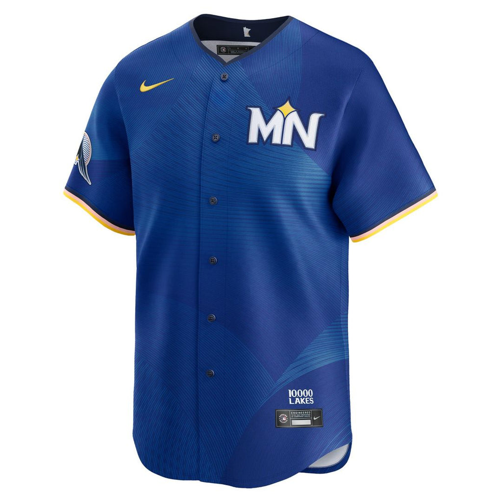 Minnesota Twins Nike 2024 City Connect Limited Jersey - Royal Official MLB Team Apparel Baseball Fan Gear