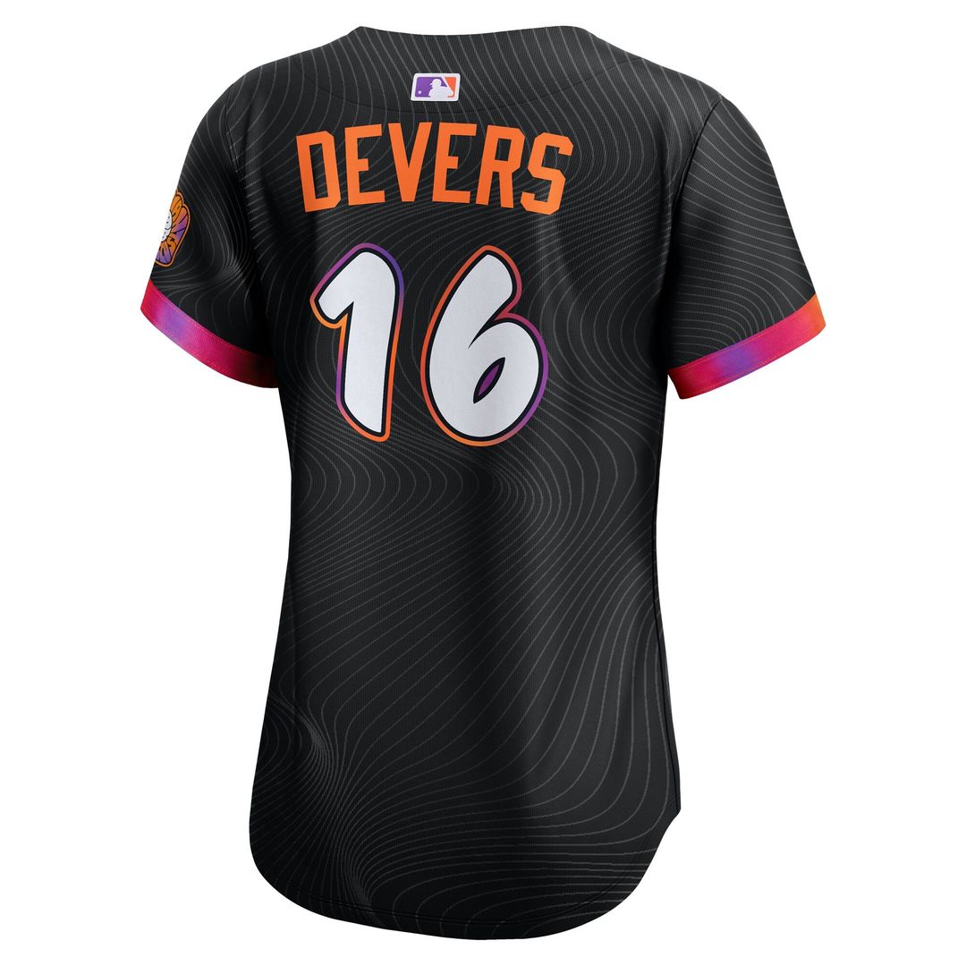 Rafael Devers San Francisco Giants Nike Women's 2025 City Connect Limited Player Jersey - Black Official MLB Team Apparel Baseball Fan Gear