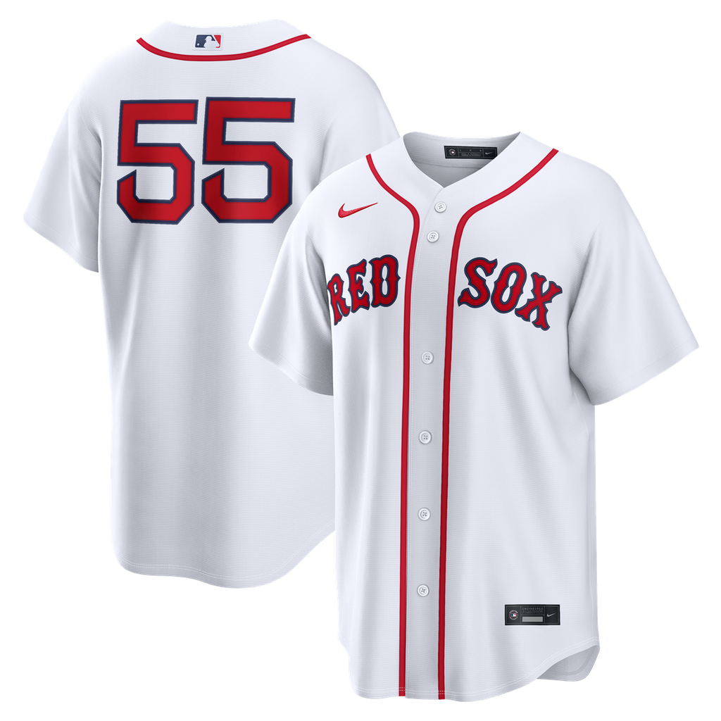 Ranger Suárez Boston Red Sox Nike Home Replica Jersey - White Official MLB Team Apparel Baseball Fan Gear