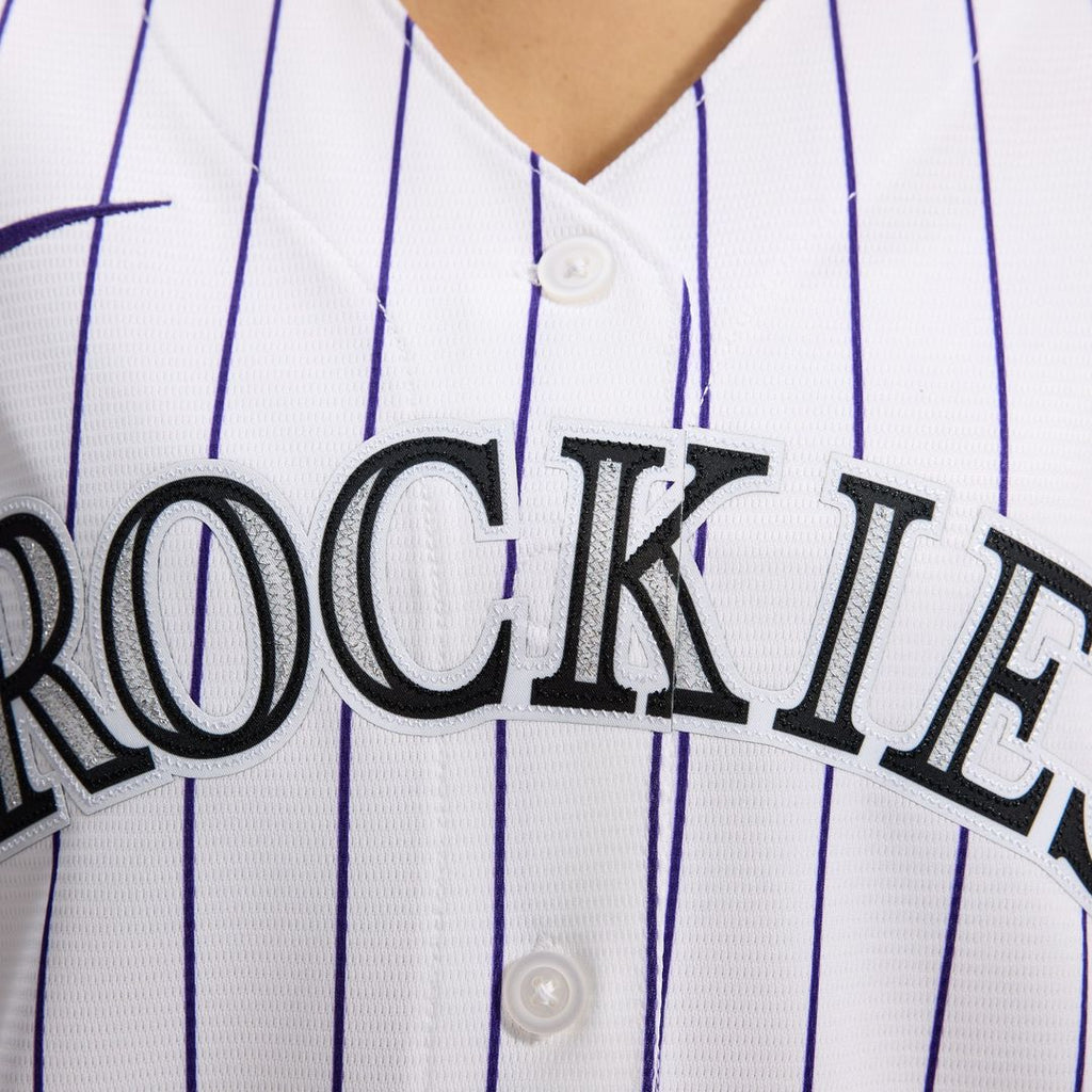 Colorado Rockies Nike Women's Home Replica Team Jersey - White Official MLB Team Apparel Baseball Fan Gear