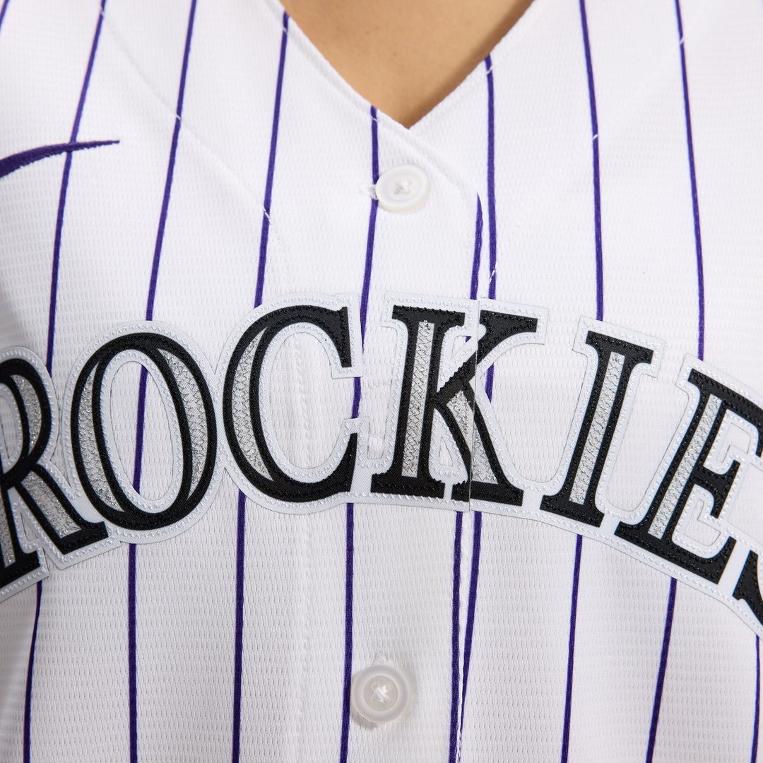 Colorado Rockies Nike Women's Home Replica Team Jersey - White Official MLB Team Apparel Baseball Fan Gear