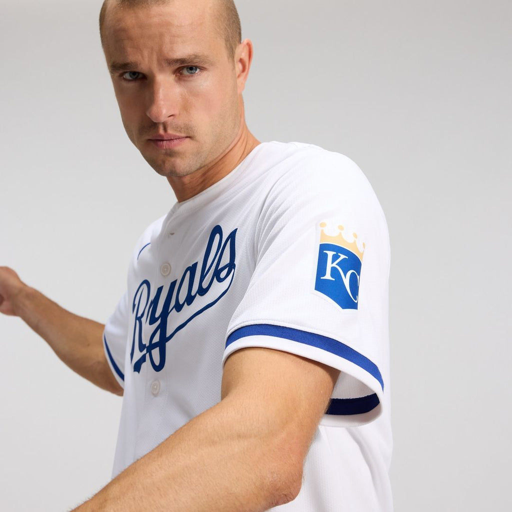 Kansas City Royals Nike Home Limited Jersey - White Official MLB Team Apparel Baseball Fan Gear