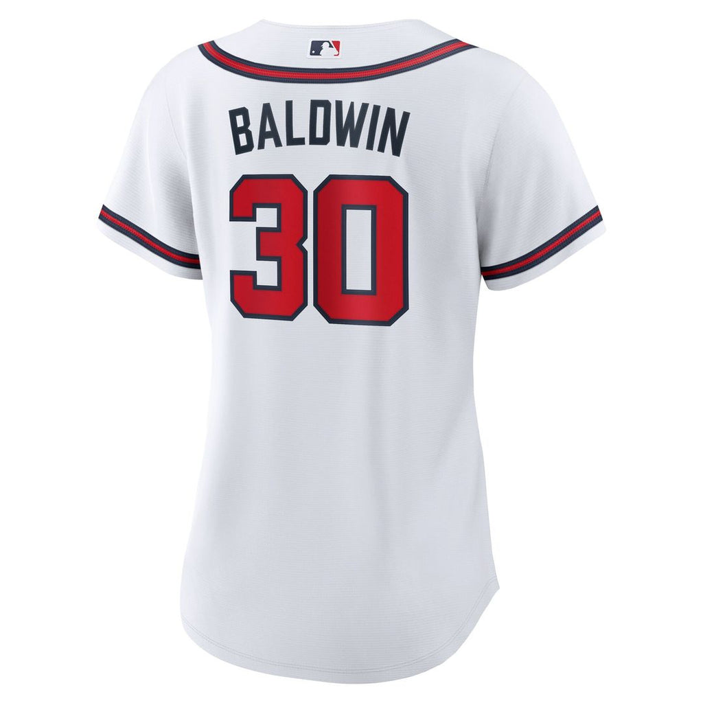 Drake Baldwin Atlanta Braves Nike Women's Home Replica Jersey - White Official MLB Team Apparel Baseball Fan Gear