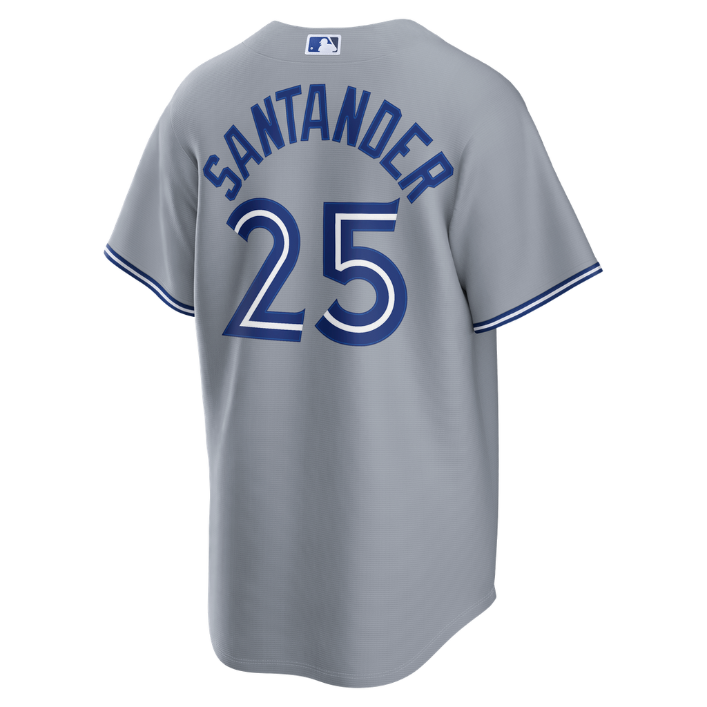 Anthony Santander Toronto Blue Jays Nike Road Replica Jersey - Gray Official MLB Team Apparel Baseball Fan Gear