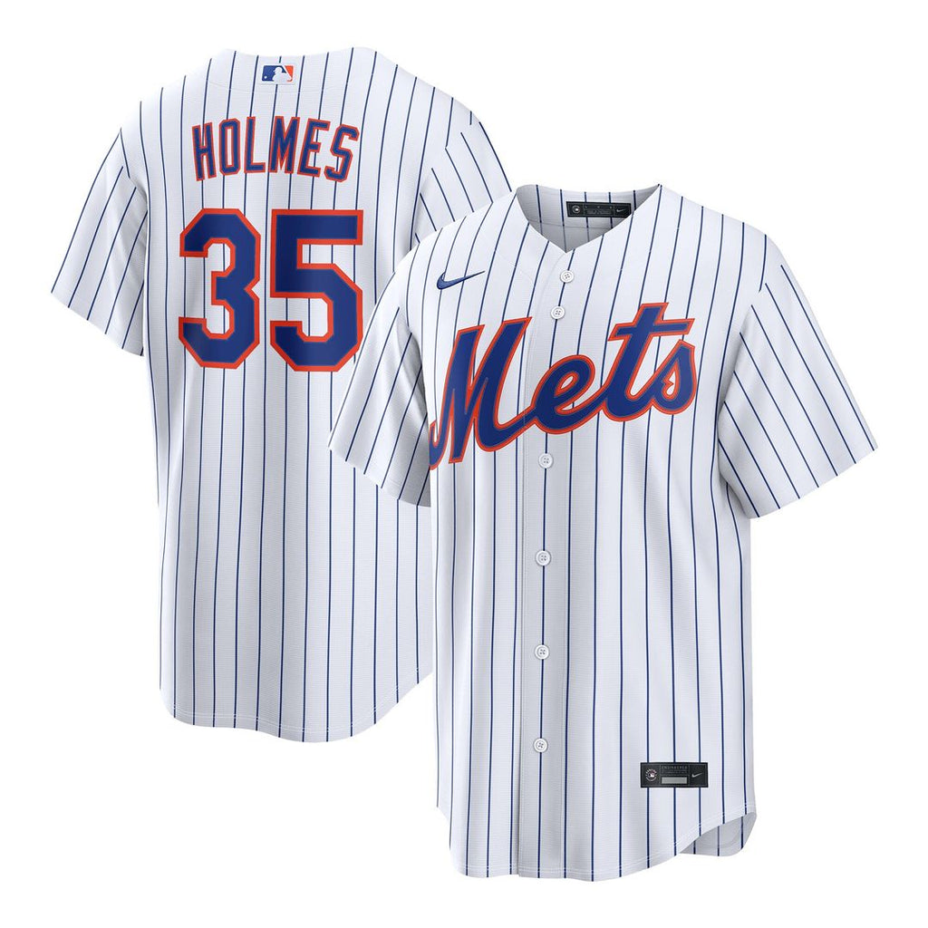 Clay Holmes New York Mets Nike Home Replica Jersey - White Official MLB Team Apparel Baseball Fan Gear