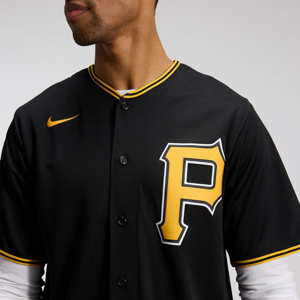 Pittsburgh Pirates Nike Alternate Replica Team Jersey - Black Official MLB Team Apparel Baseball Fan Gear