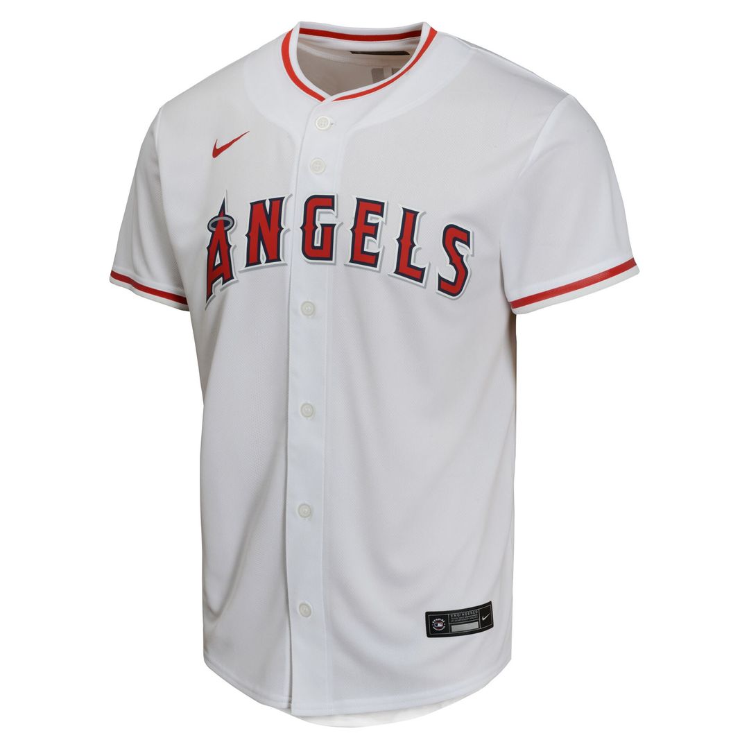 Travis d'Arnaud Los Angeles Angels Nike Youth Home Game Player Jersey - White Official MLB Team Apparel Baseball Fan Gear
