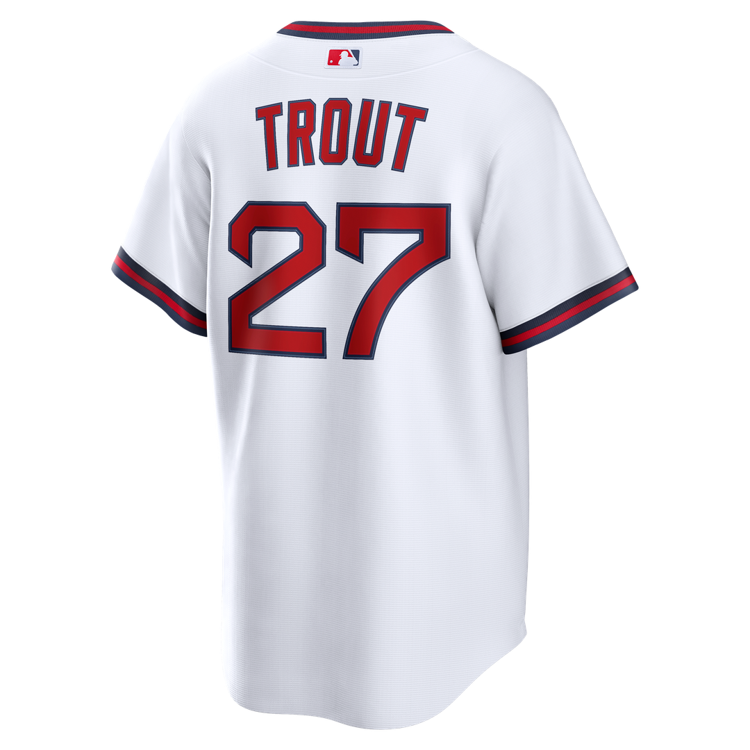 Mike Trout Los Angeles Angels Nike Alternate Replica Jersey - White Official MLB Team Apparel Baseball Fan Gear