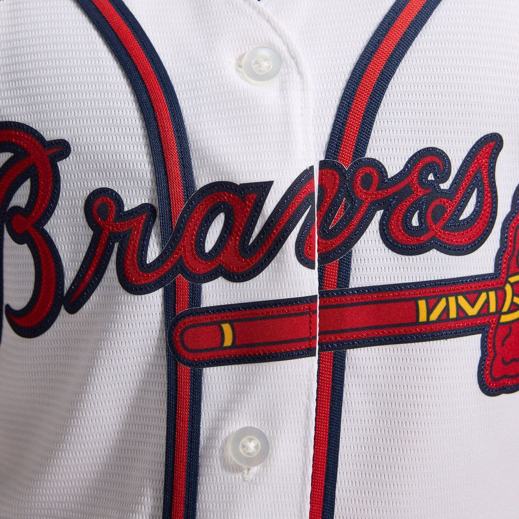 Atlanta Braves Nike Women's Home Replica Team Jersey - White Official MLB Team Apparel Baseball Fan Gear