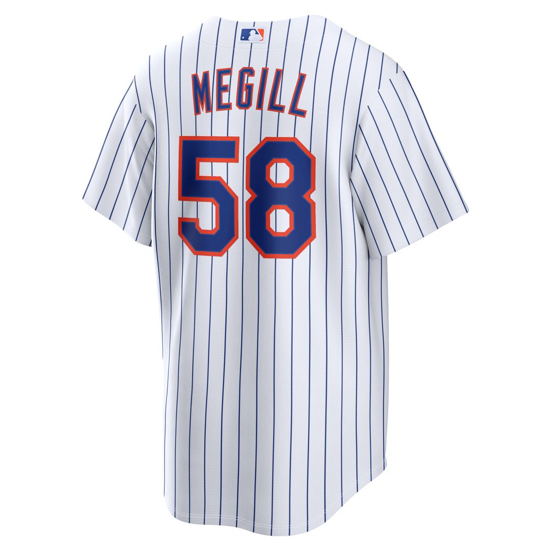 Tylor Megill New York Mets Nike Home Replica Jersey - White Official MLB Team Apparel Baseball Fan Gear