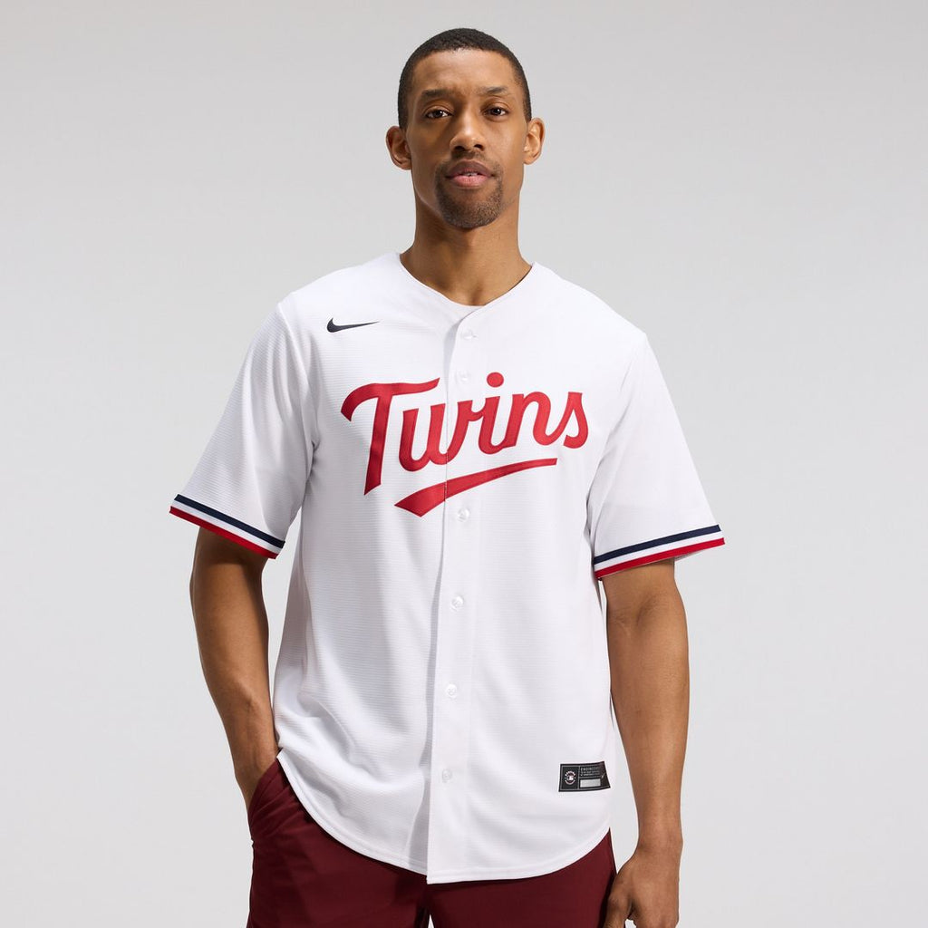 Minnesota Twins Nike Home Replica Team Jersey - White Official MLB Team Apparel Baseball Fan Gear