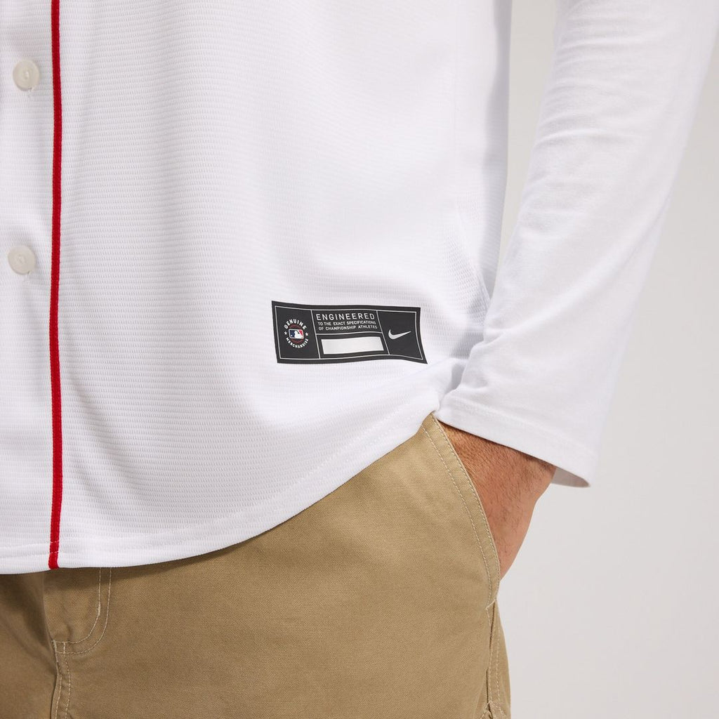 Cincinnati Reds Nike Home Replica Team Jersey - White Official MLB Team Apparel Baseball Fan Gear