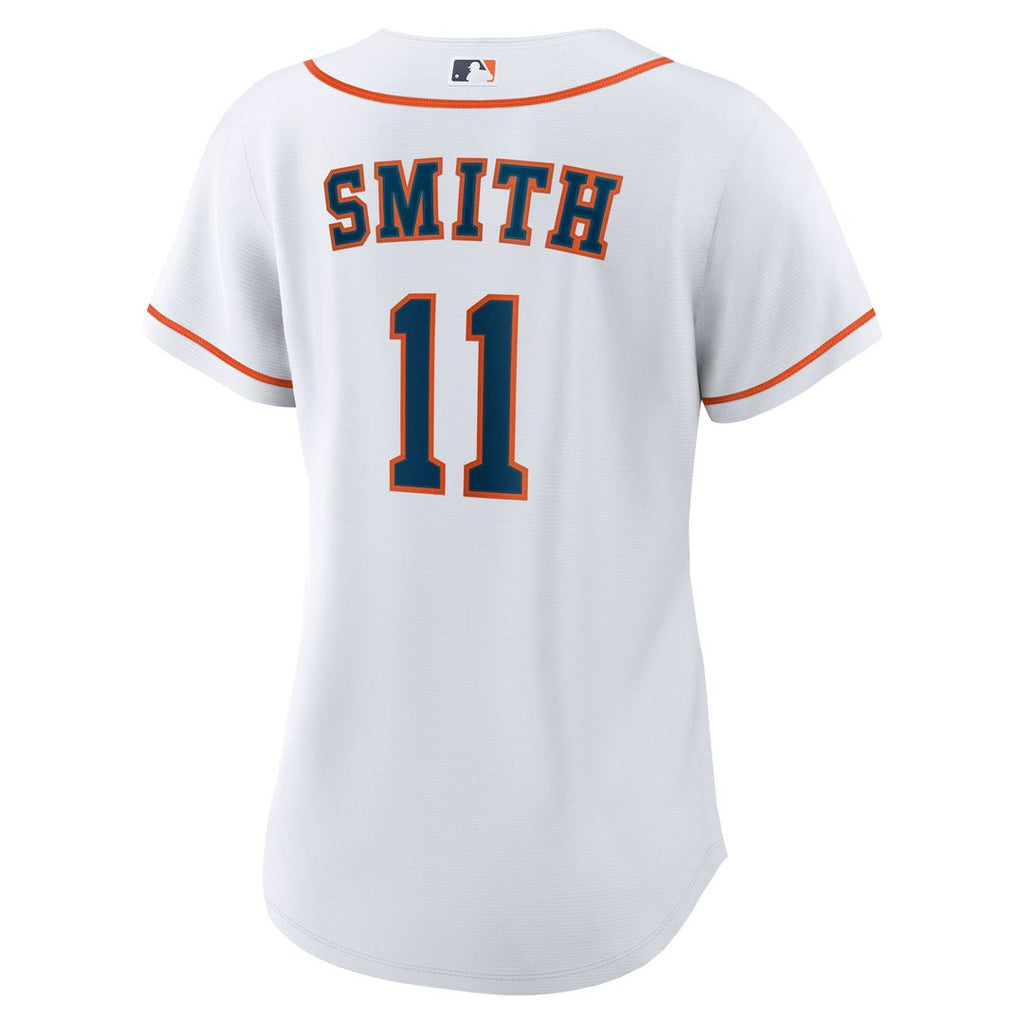 Cam Smith Houston Astros Nike Women's Home Replica Jersey - White Official MLB Team Apparel Baseball Fan Gear