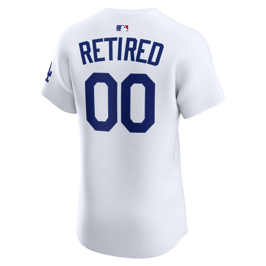 Los Angeles Dodgers Nike Home Elite Pick-A-Player Retired Roster Jersey - White Official MLB Team Apparel Baseball Fan Gear