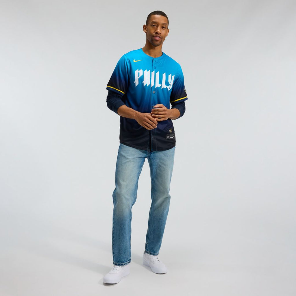 Philadelphia Phillies Nike City Connect Limited Jersey - Navy Official MLB Team Apparel Baseball Fan Gear