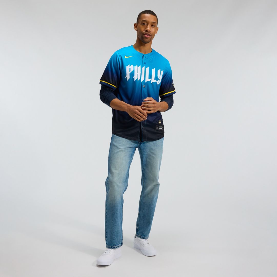 Philadelphia Phillies Nike City Connect Limited Jersey - Navy Official MLB Team Apparel Baseball Fan Gear
