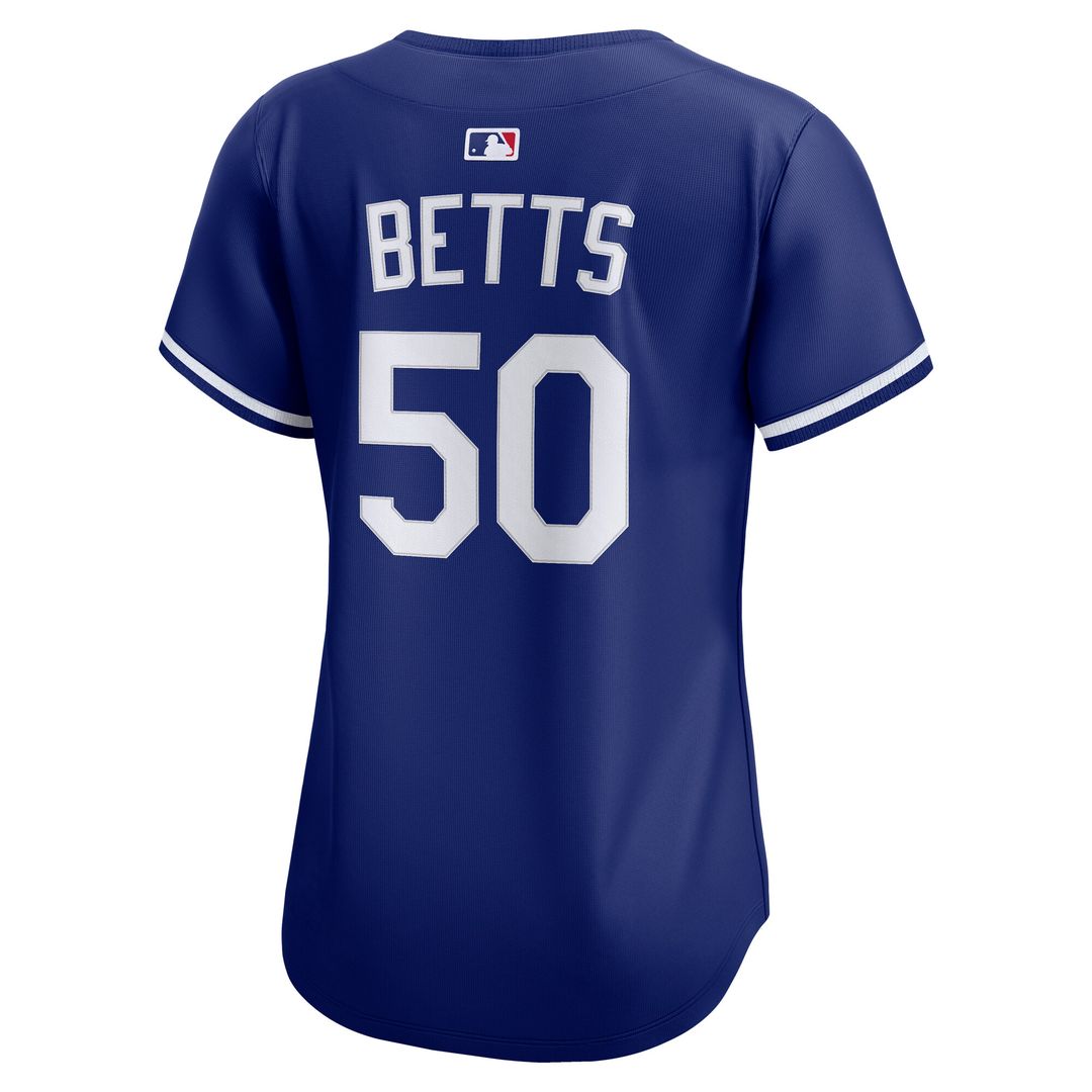 Mookie Betts Los Angeles Dodgers Nike Women's Alternate 2 Limited Player Jersey - Royal Official MLB Team Apparel Baseball Fan Gear