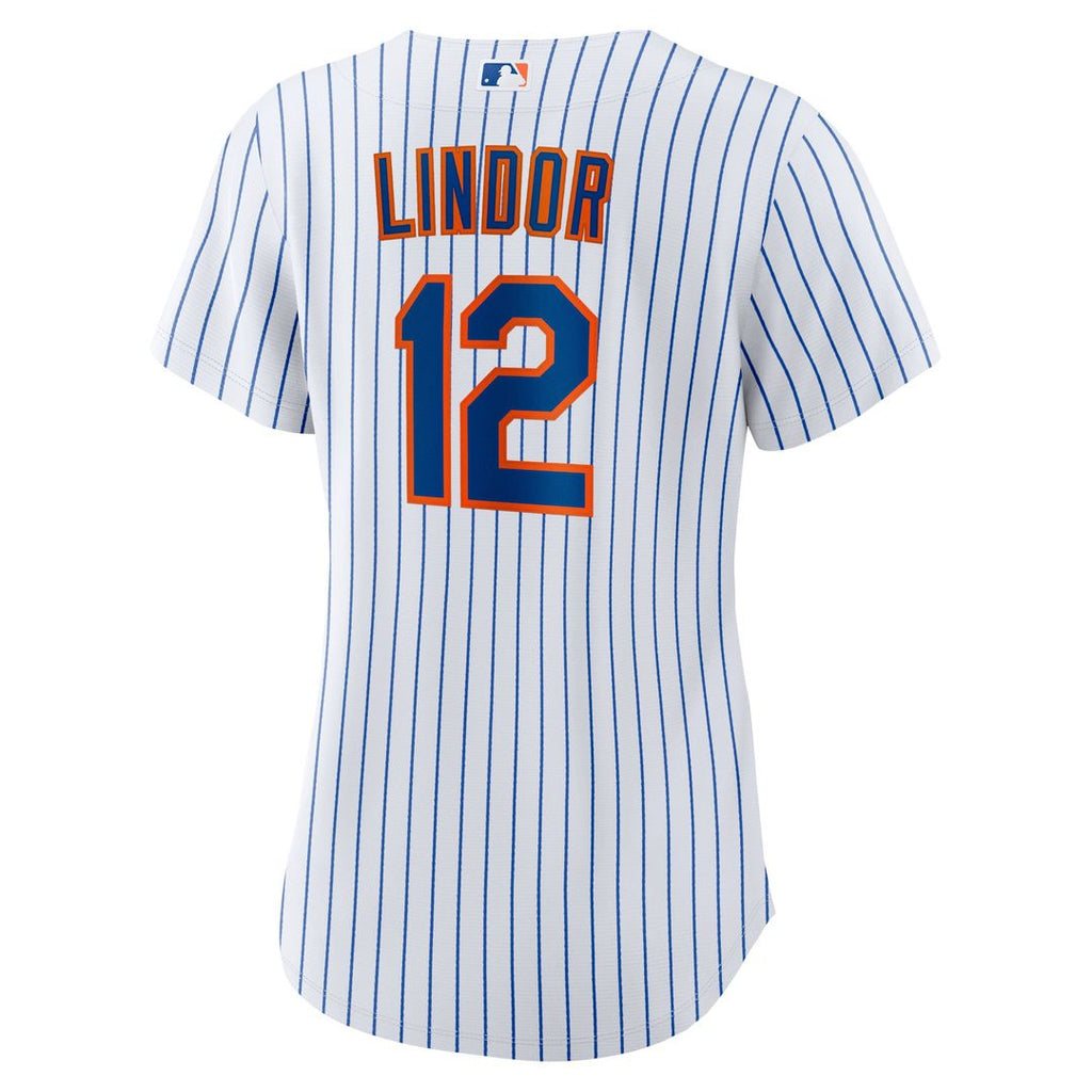 Francisco Lindor New York Mets Nike Women's Home Replica Player Jersey - White Official MLB Team Apparel Baseball Fan Gear