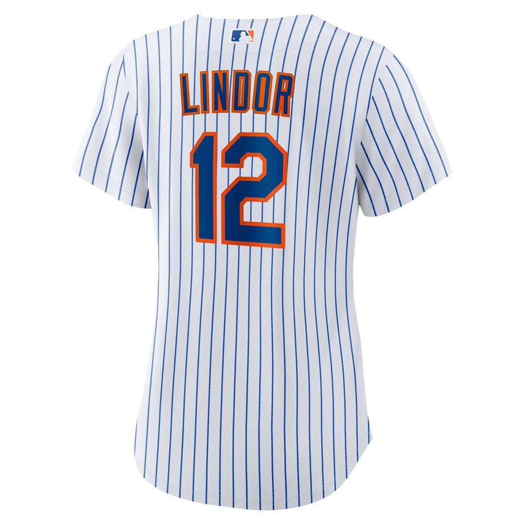Francisco Lindor New York Mets Nike Women's Home Replica Player Jersey - White Official MLB Team Apparel Baseball Fan Gear