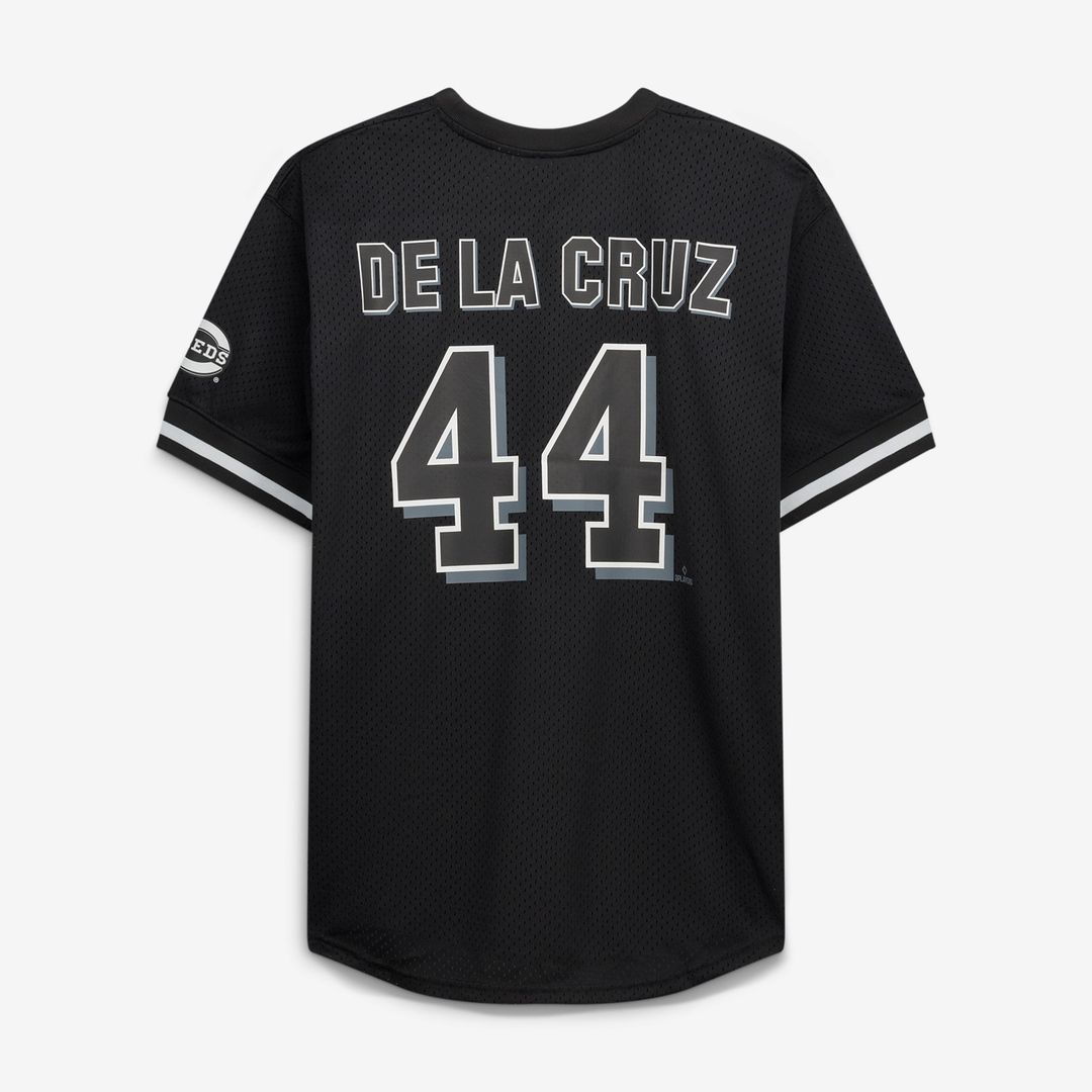 Elly De La Cruz Cincinnati Reds Fanatics Big & Tall Heavyweight Mesh Jersey - Black/White Official MLB Team Apparel Baseball Fan Gear