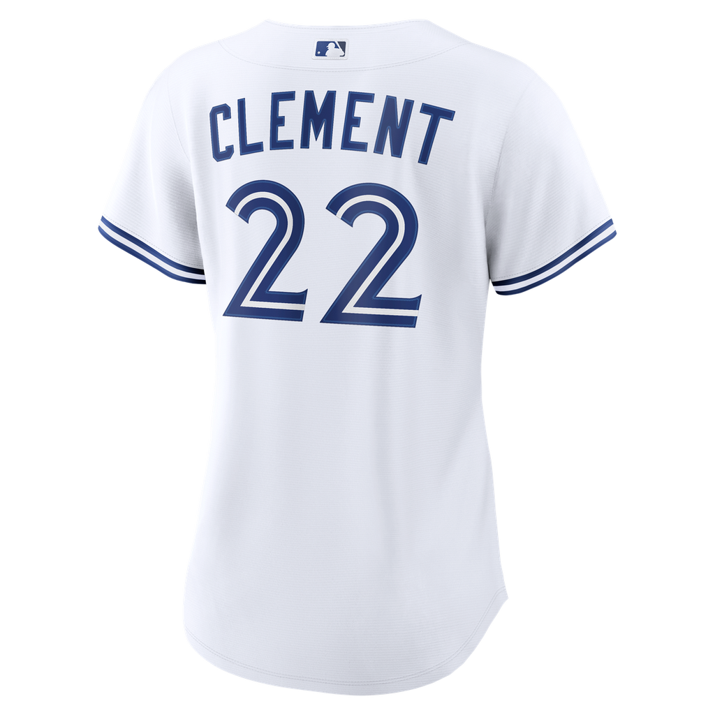 Ernie Clement Toronto Blue Jays Nike Women's Home Replica Jersey - White Official MLB Team Apparel Baseball Fan Gear