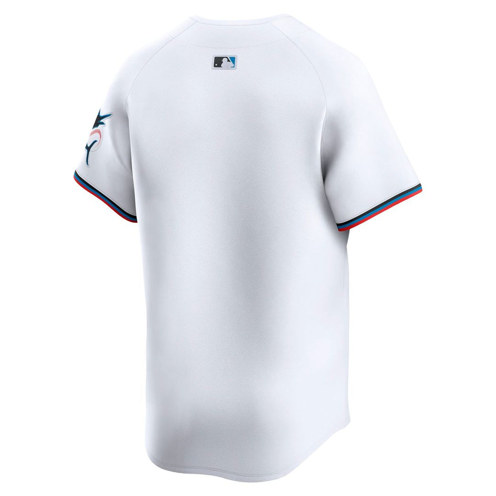 Miami Marlins Nike Home Limited Jersey - White Official MLB Team Apparel Baseball Fan Gear